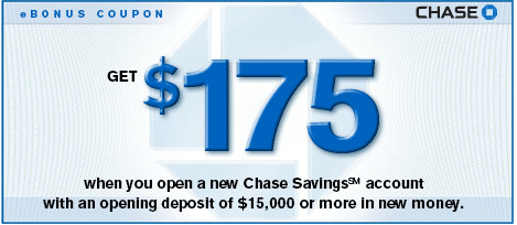 bonus coupon for chase savings account