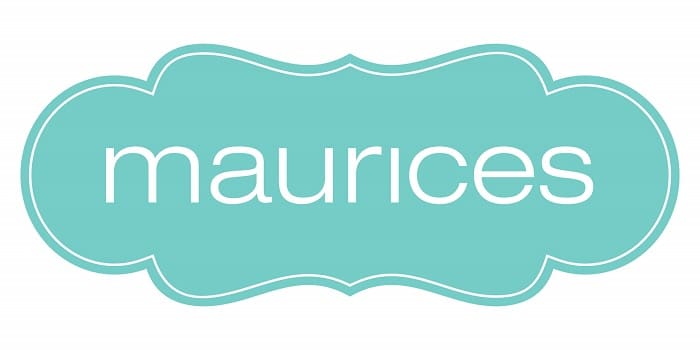light blue maurices logo wide