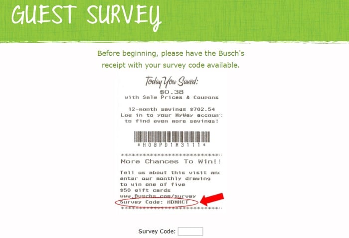 busch's survey