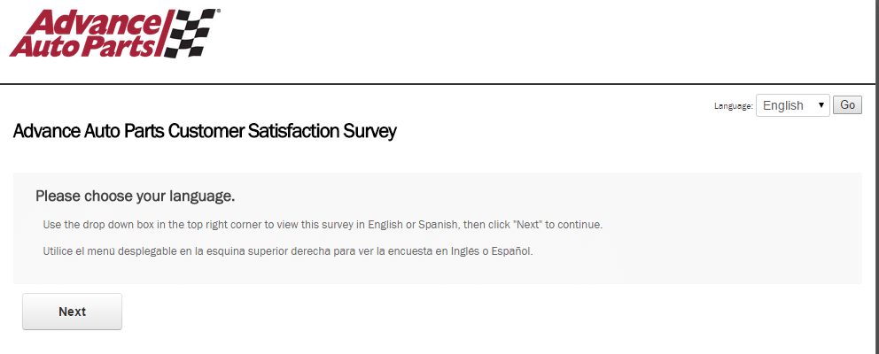 www.AdvanceAutoParts.com Survey Page 1