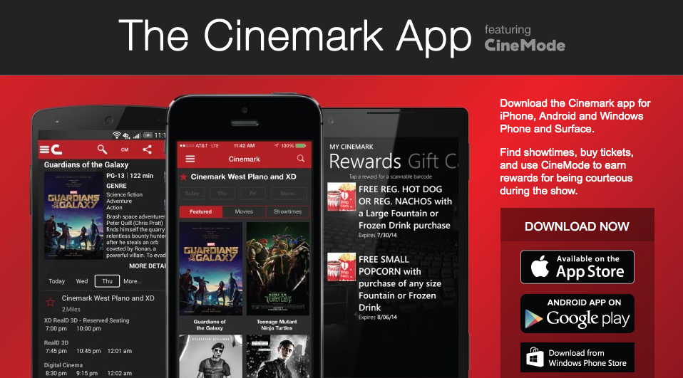 Cinemark App